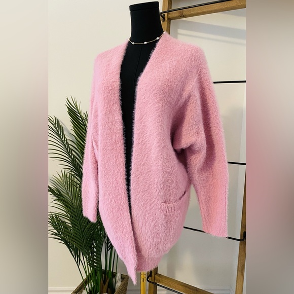 Pink Martini Soft Pink Cardigan, Medium - Picture 2 of 8